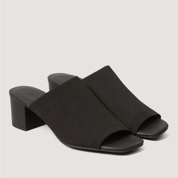 New Everlane The Glove Mule in ReKnit Black Size 11 - Picture 10 of 12